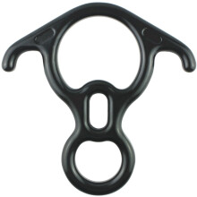 Terminal 8 Descender, Rescue Figure 8 Descender with Lock Off Ears, 50KN Aluminum Alloy BentEar Descender