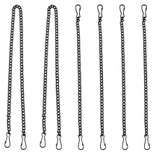 6Pcs Adjustable Plant Hangers with Hooks for Various Garden Plants, Heavy Duty Iron Hanging Chains for Indoor and Outdoor Use