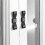 Leather Drawer Pulls 2 PCS Exposed Leather Handle Single Hole Pull Ring Drawer Wardrobe Door Furniture Bedside Table Small Handle(Black) 5