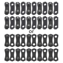 10 Sets of 3/8 Inch Chain Link Repair Preset Straps with 10 Repair Kits for 3/8 LP Saw Chains