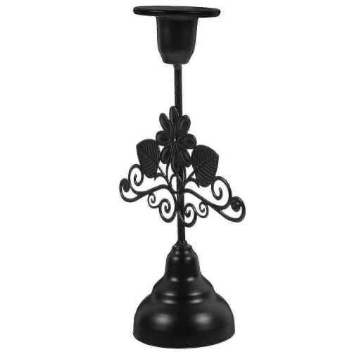 Metal Candle Holder for Wedding, Iron Candle Stand, Elegant Candlestick for Dining Table, Suitable for Various Settings 2