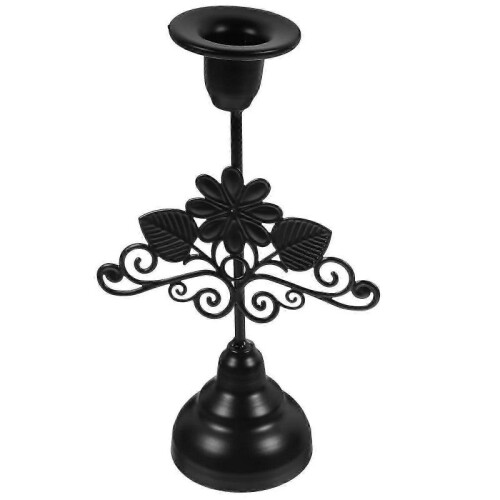 Metal Candle Holder for Wedding, Iron Candle Stand, Elegant Candlestick for Dining Table, Suitable for Various Settings 1