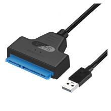 USB Sata Cable Sata 3 to USB 3.0/2.0 Adapter Computer Cables Connectors Type C Sata Cable Support 2.5 Inches Ssd HDD Hard Drive(USB 2.0)