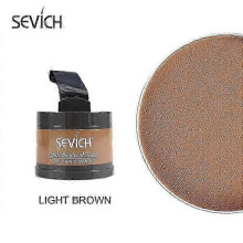 (Light Brown) Sevich Hairline Powder 13 Color Hair Root Cover Up Water Proof Instant Modified Repair Hair Shadow Powder Makeup Hair Concealer