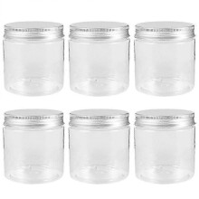 Set of 6 Portable Mini Glass Jars for Home Use with Lids, Ideal for Various Storage Needs