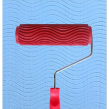 7' DIY Patterned Paint Roller Decorative Rubber Roller Decorative Art Roller Texture Roller with Plastic Handle More Than 300 Patterns (Pattern AF1)