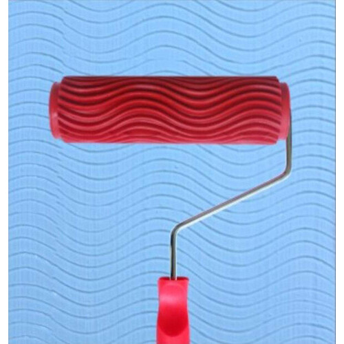 7' DIY Patterned Paint Roller Decorative Rubber Roller Decorative Art Roller Texture Roller with Plastic Handle  More Than 300 Patterns (Pattern AF1)