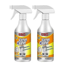(2pcs) Kitchen Cleaner Spray Foam Grease Degreaser Remove Oil Dirt Cleaning Home