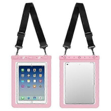 (Pink) Pictet.fino Rh02 Ipx8 Waterproof Bag For 13-inch Tablet Touch Screen 30m Underwater Pouch