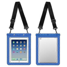 (Blue) Pictet.fino Rh02 Ipx8 Waterproof Bag For 13-inch Tablet Touch Screen 30m Underwater Pouch