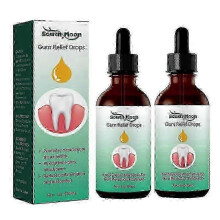 (2pcs)Quickly Gum Repair Serum Drops Relieve Receding Gum Periodontal Blistering Care Teeth Whiten Remove Yellow Toothache Toothpaste