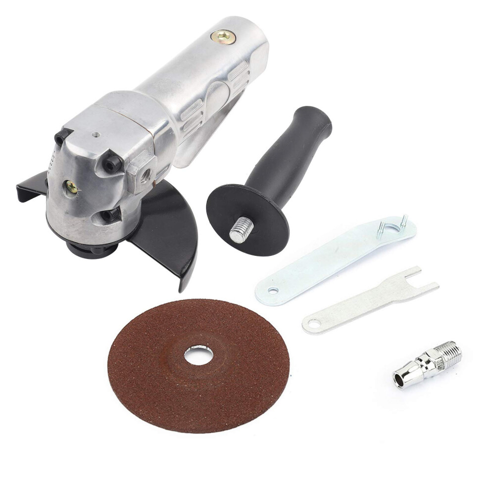 Angle Grinder, Pneumatic Grinding Tool, 4Inch Air Angle Grinder Sander Cut Off Polisher 11000Rpm Pneumatic Grinder Tool 1/4Inch Thread 820064815408
