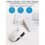 (White) Led Clip-on Reading Lamp Dimmable Eye Protection Table Lamp 2