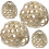 4pcs Woven Bamboo Pendant Light Shade Rustic Style Lamp Cover 4