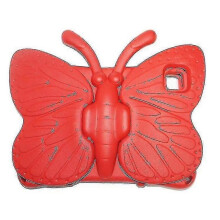 (Red) Compatible With Lenovo Tab M10 Plus Tb-x606f/x 10.1 Butterfly Bracket Style Eva Children Falling Proof Cover Protective Case
