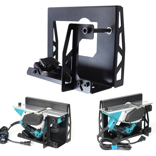 Flip Planer StandElectric Planer Inverted Bracket, Woodworking Planing Support Practical Household Flip Mount Tool Rack 1