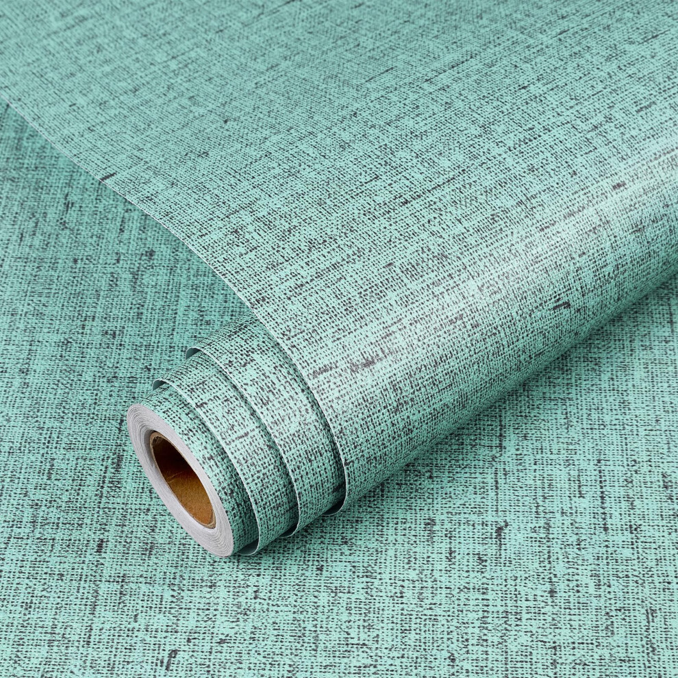 Grasscloth Wallpaper Textured Grasscloth Peel And Stick Wallpaper 17.7'X200' Green 820064816801