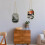 2 Pcs Glass Pressed Flower Frames Hanging Picture Clear Floating Octagon Geometric Double Frame 4