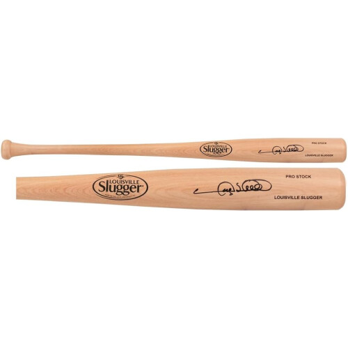 Gary Sheffield Signed LSlugger Pro Stock Blonde Baseball Bat 2