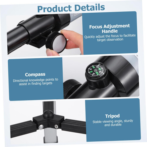 Beginner's Astronomical Telescope  and  Refractor Scope 3X Magnification 1