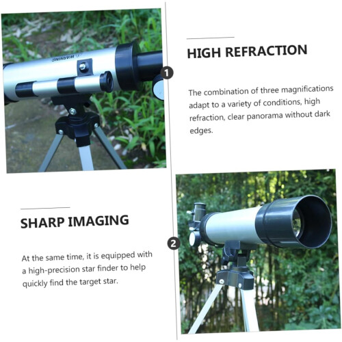 36050 Astronomy Telescope with Tripod, 90X Magnification Refractor Telescope for Beginners 2