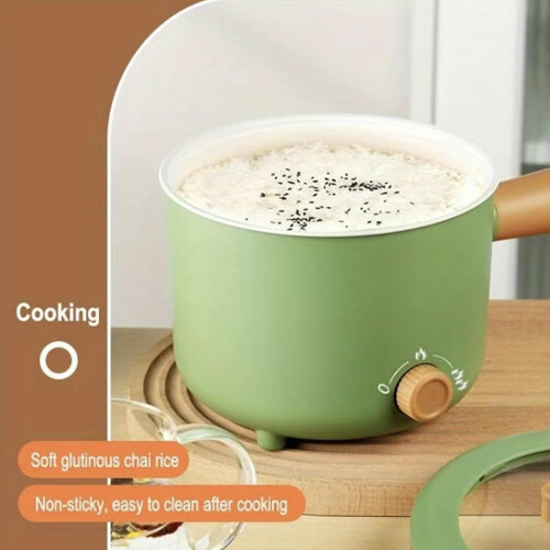 Electric Ramen Pot,NonStick Hot Pot with Handle,Adjustable Temperature Cooker 2