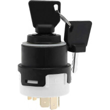 9-pin ignition key switch with 2 keys 701 80184 50988 85804674 Compatible with JCB Compatible with NH ignition keys - JZ
