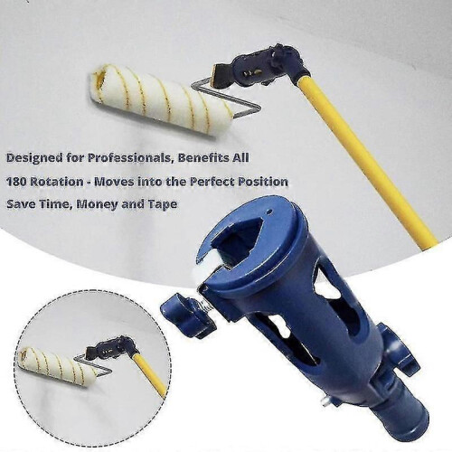 1pcs Multi-Angle Paint Brush Holder - Extension Pole Attachment for Paint Brush - Universal Extender Tool fits Most Rollers and Scrapers 2