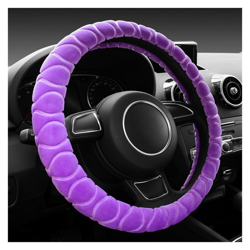 Car Steering Wheel Cover For Car Steering Wheel Cover Plush Car Interior Simple And Beautiful (Color : 6) 395291725092