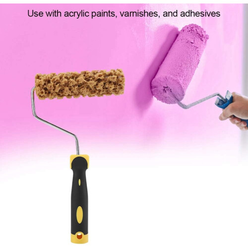 Texture Paint Rollers, 6' Texture Pattern Paint Roller Brush with Handle for Wall Painting 1
