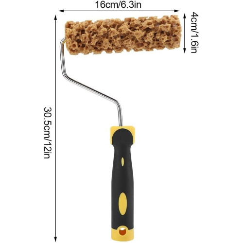 Texture Paint Rollers, 6' Texture Pattern Paint Roller Brush with Handle for Wall Painting 2