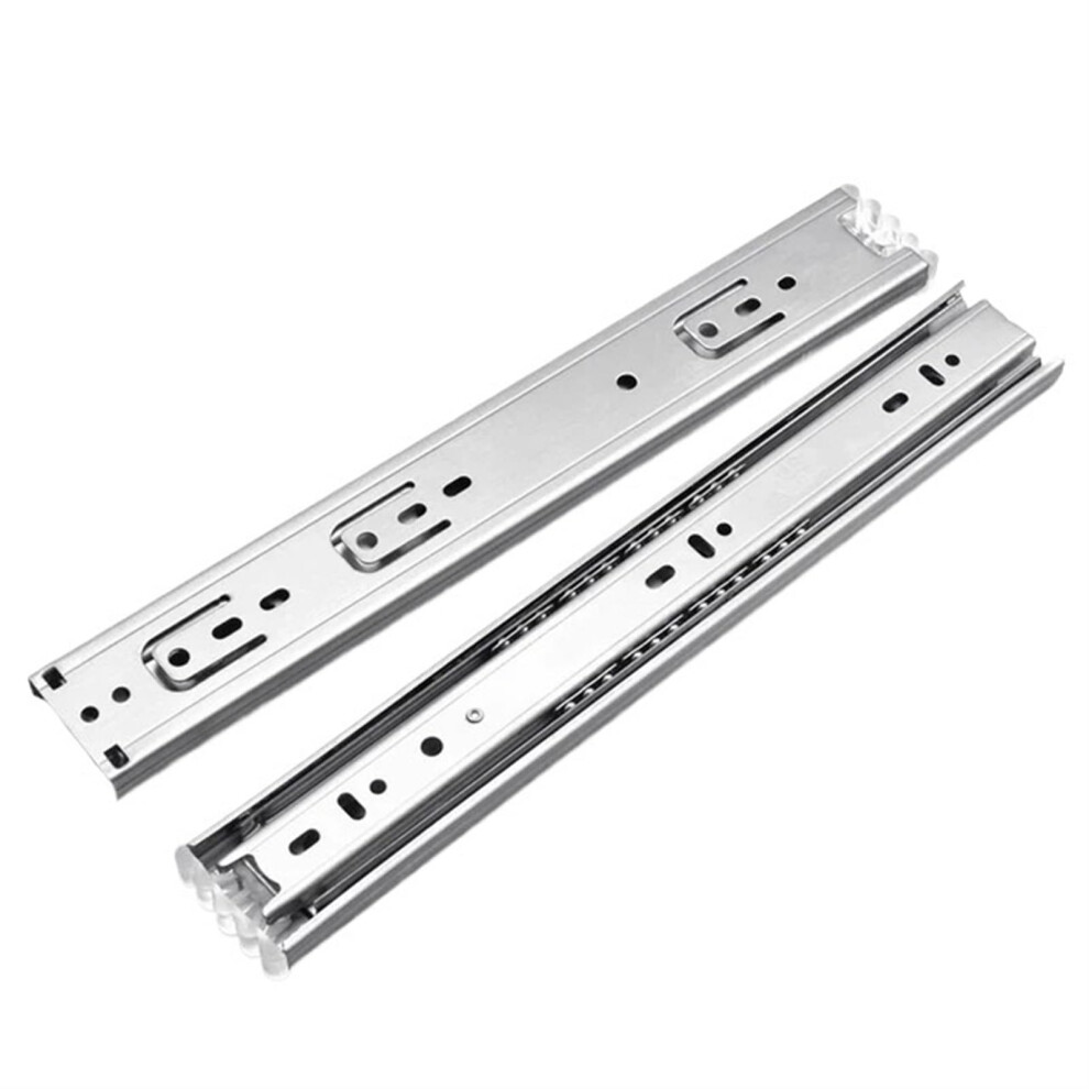 Full Extension Telescopic Slide Drawer Slides Furniture Hardware Threefold Soft Close 395291726402