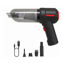 3 en 1 Souffleur d'air sans fil portable Air Duster Mini 9000Pa sans fil voiture PC clavier aspirateur portable noir
