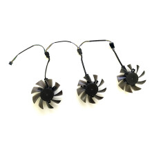 3PCS DIY Cooling Fan FD7010H12S 4PIN R9 390 G Fan Compatible for Dataland R9 390 4G 8G Graphics Card Fan Replacement Kindly