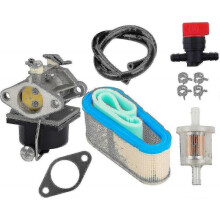 Carburetor Kit with Air Filter, Shut-off Valve, And Fuel Filter - Tecumseh Ohv125, Ohv130, Ohv135