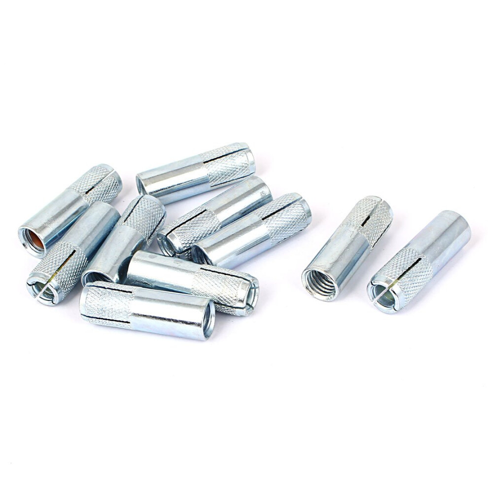 Iivverr 46Mm Long Metal M12 Threaded Expansion Bolt Sleeve Anchors Tool 10Pcs 395291727478