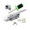 Cooler Door Latch Kit. Safety Freezer Door Latch Handle Set. with Adjustable Offset Strike And 1