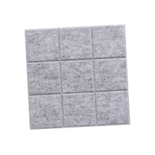 4 Pcs Felt Board Tiles for Wall Removable Photo Display Modern Felt Wall Art DIY Message Board Set
