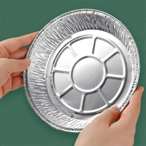 50 Pcs Disposable Foil Pans for Air Fryer Baking Cooking Storage Baking Cake Baking 2