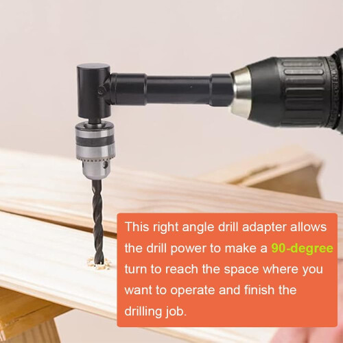 Right Angle Drill Adapter  90 Degree Bend Extension Chuck for Electric Drill, Metal  Plastic Versions Available, Maximum Chuck Size 10mm 2