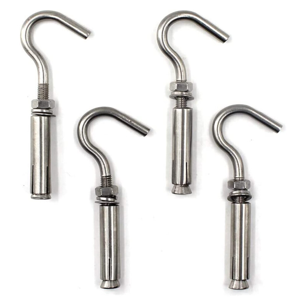 Stainless Steel Expansion Sleeve Anchor Screw Bolts,Hardware Screw Nut M10 Open Cup Hook 395291728406