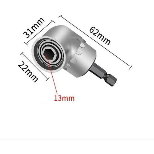 2 PCS Right Angle Drill Attachments, 105 Degree Electric Cornerers, Screwdriver Screws, Laborsaving Bending Cornerers 1