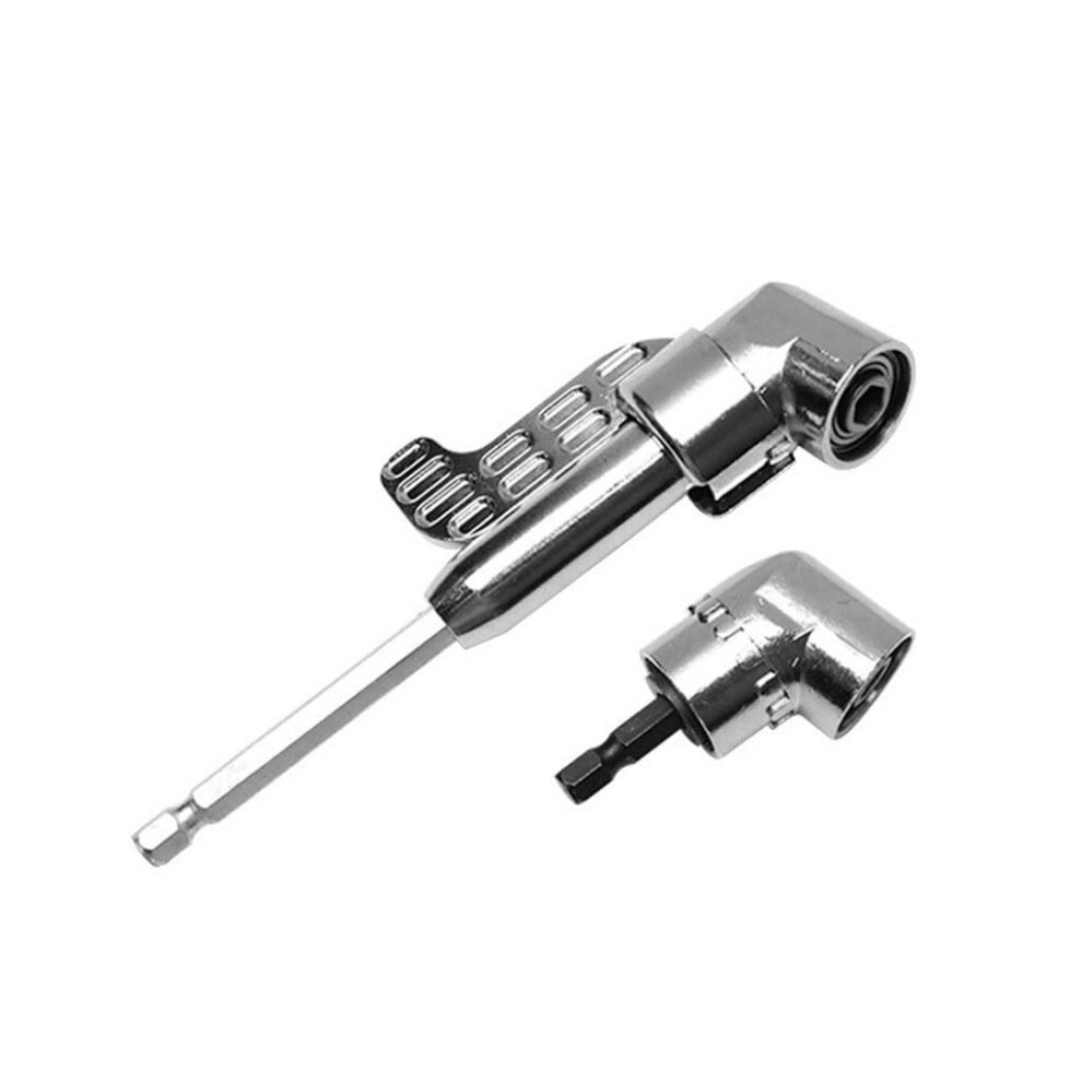2 Pcs Right Angle Drill Attachments, 105 Degree Electric Cornerers, Screwdriver Screws, Laborsaving Bending Cornerers 395291728468