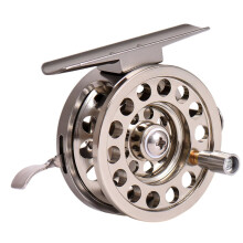 Aluminum Alloy Fly Fishing Reel Fishing Gear for Fishing Design Right Handed Model for Boat Rock