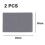 (Grey) Heat-Resistant Silicone Countertop Protector Mat, Non-Slip Large Kitchen Counter Desk Table Pad 2