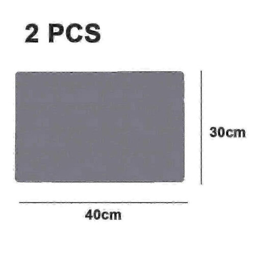 (Grey) Heat-Resistant Silicone Countertop Protector Mat, Non-Slip Large Kitchen Counter Desk Table Pad 1