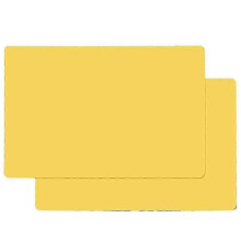 (Yellow) Heat-Resistant Silicone Countertop Protector Mat, Non-Slip Large Kitchen Counter Desk Table Pad