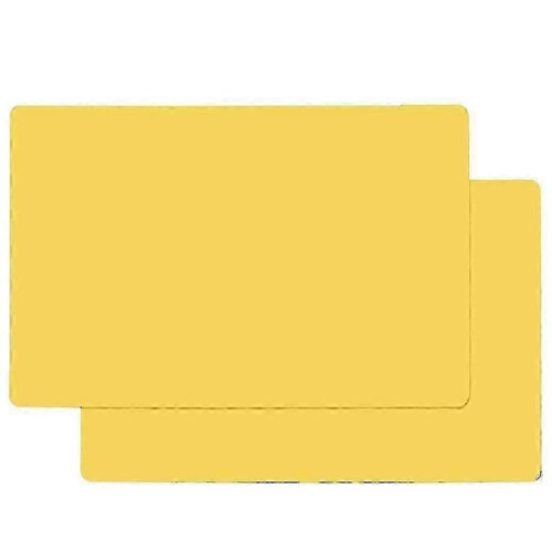 (Yellow) Heat-Resistant Silicone Countertop Protector Mat, Non-Slip Large Kitchen Counter Desk Table Pad