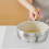 (Beige) Heat-Resistant Silicone Countertop Protector Mat, Non-Slip Large Kitchen Counter Desk Table Pad 4
