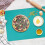 (Green)Heat-Resistant Silicone Countertop Protector Mat, Non-Slip Large Kitchen Counter Desk Table Pad 5